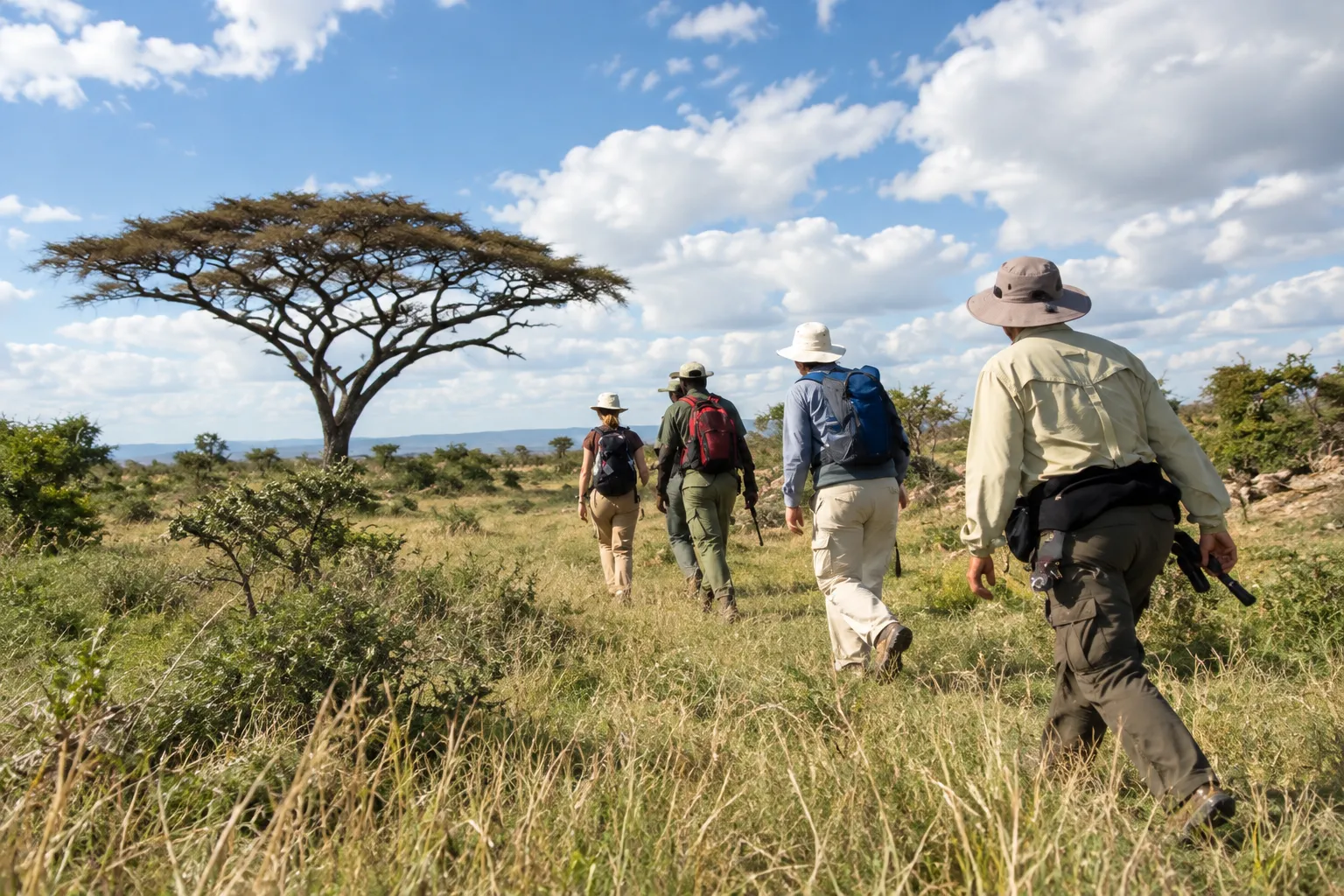 Village Walk at Lake Eyasi