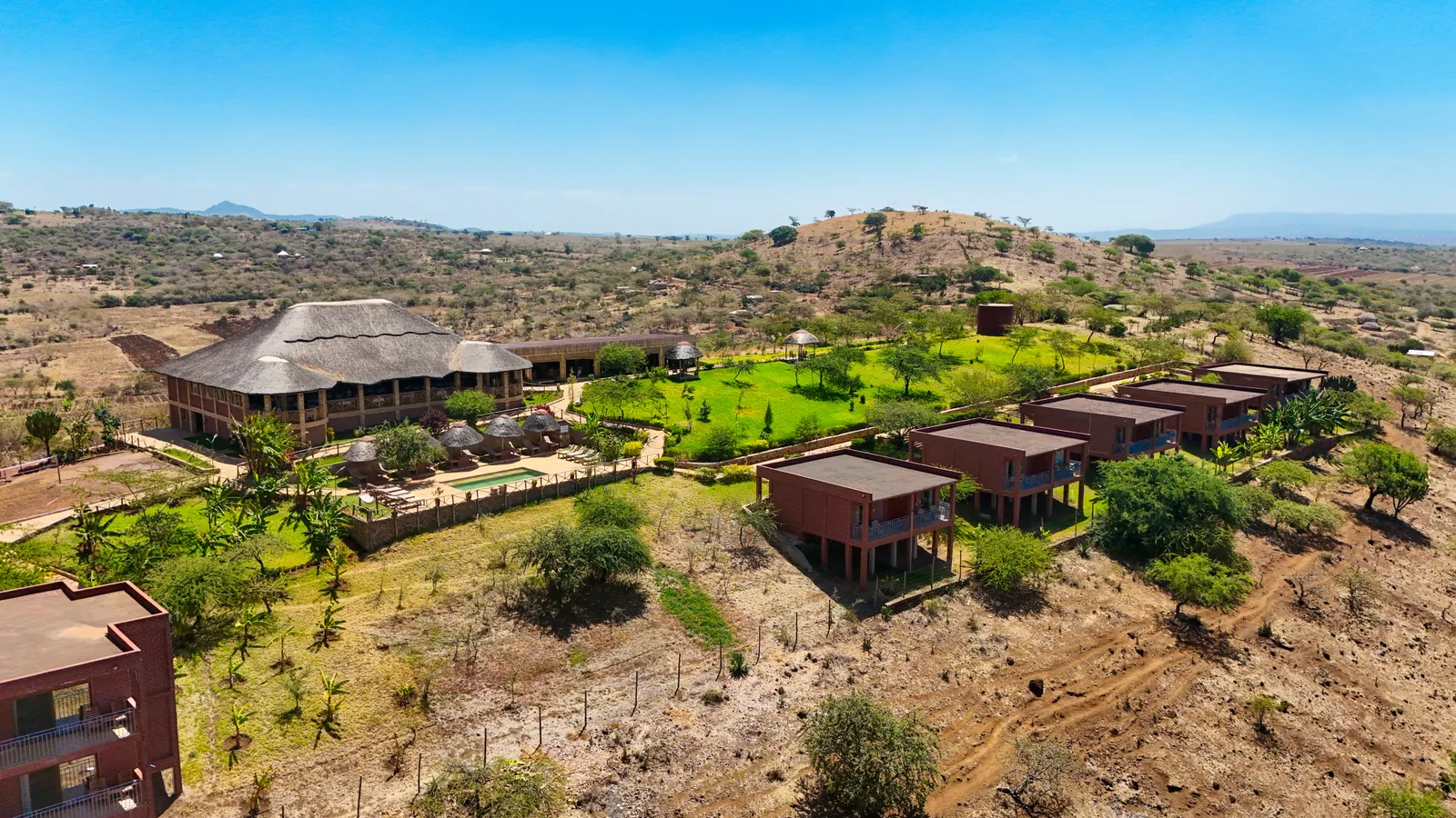 Africa Safari Karatu, aerial view