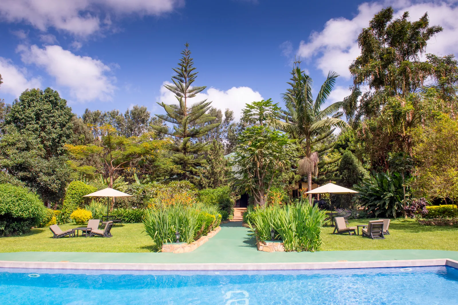 COUNTRY LODGE, pool and garden