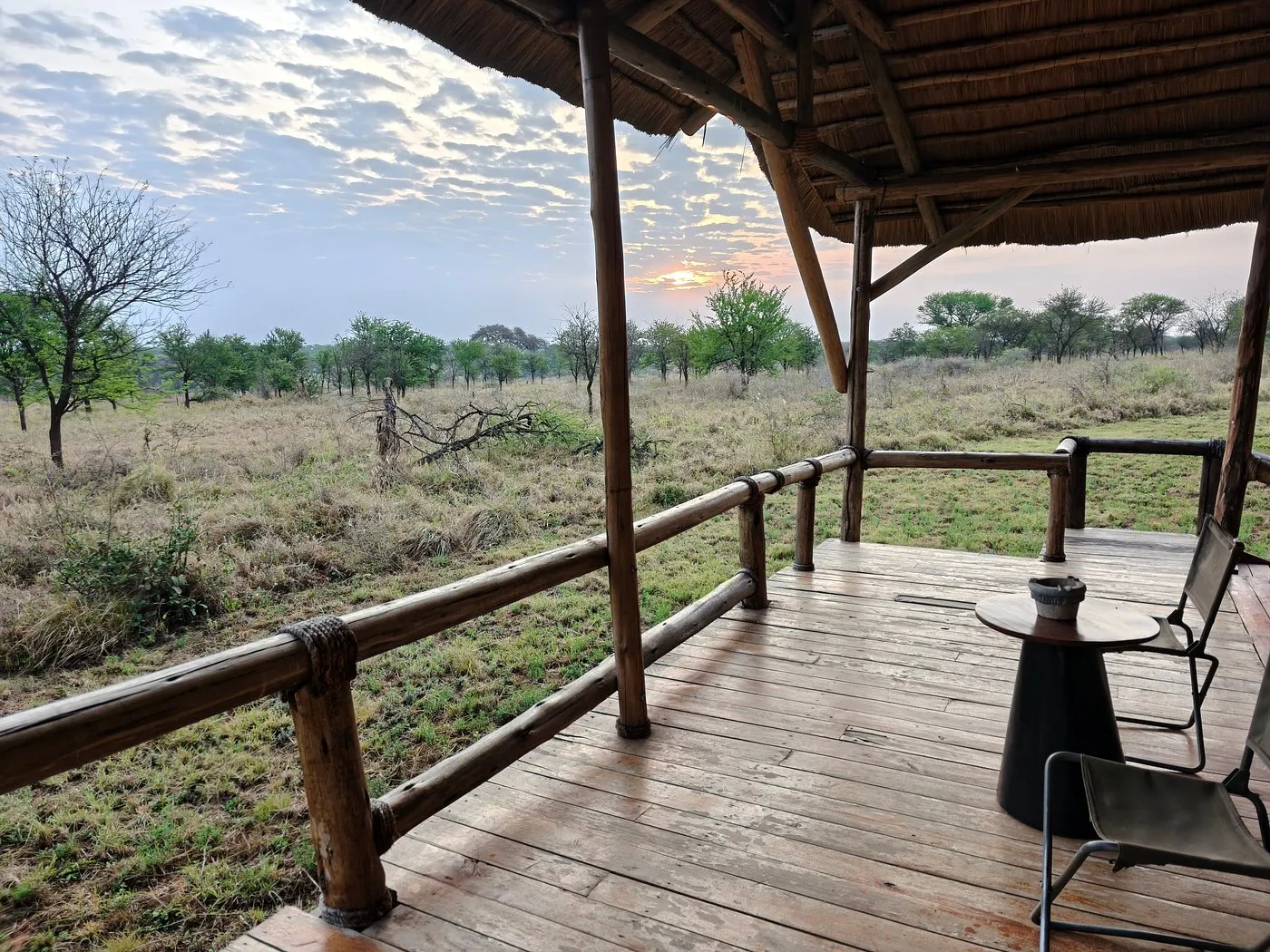 TAMBA TENTED CAMP, balcony