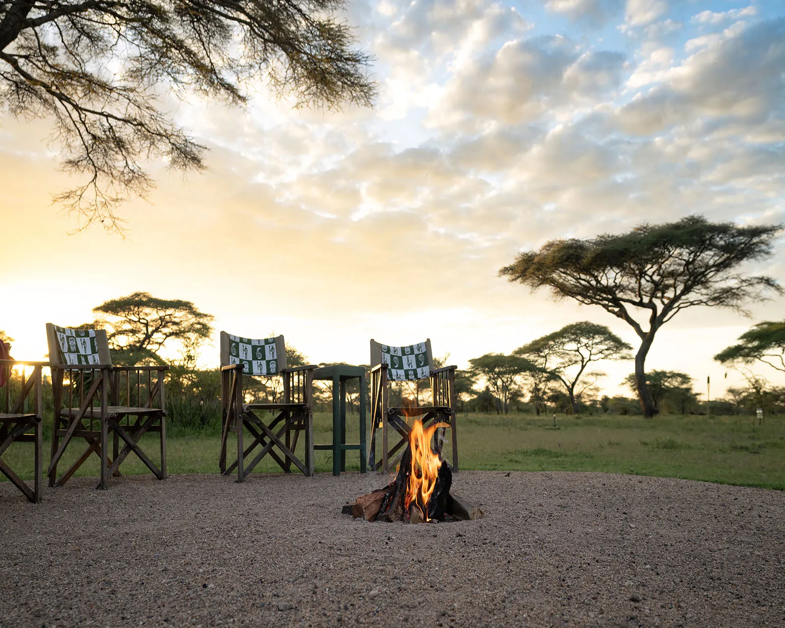 Ndutu Safari Lodge, fire
