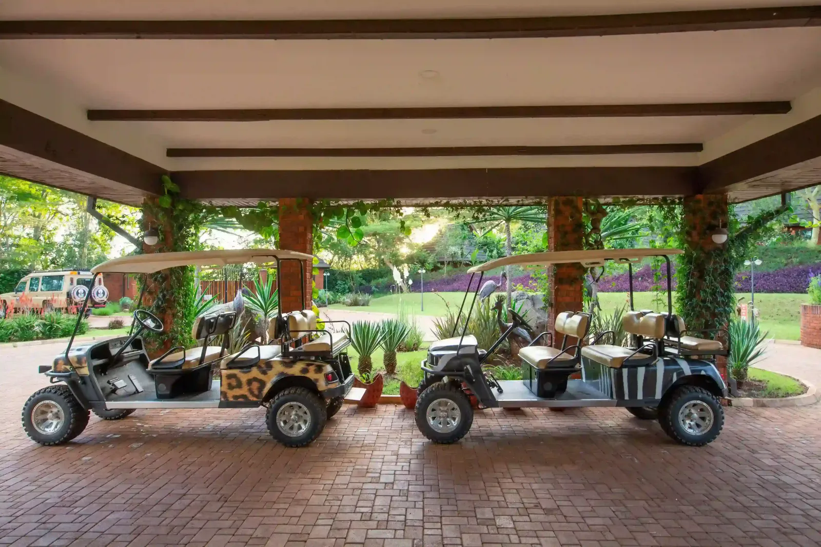 The Retreat at Ngorongoro, golf carts