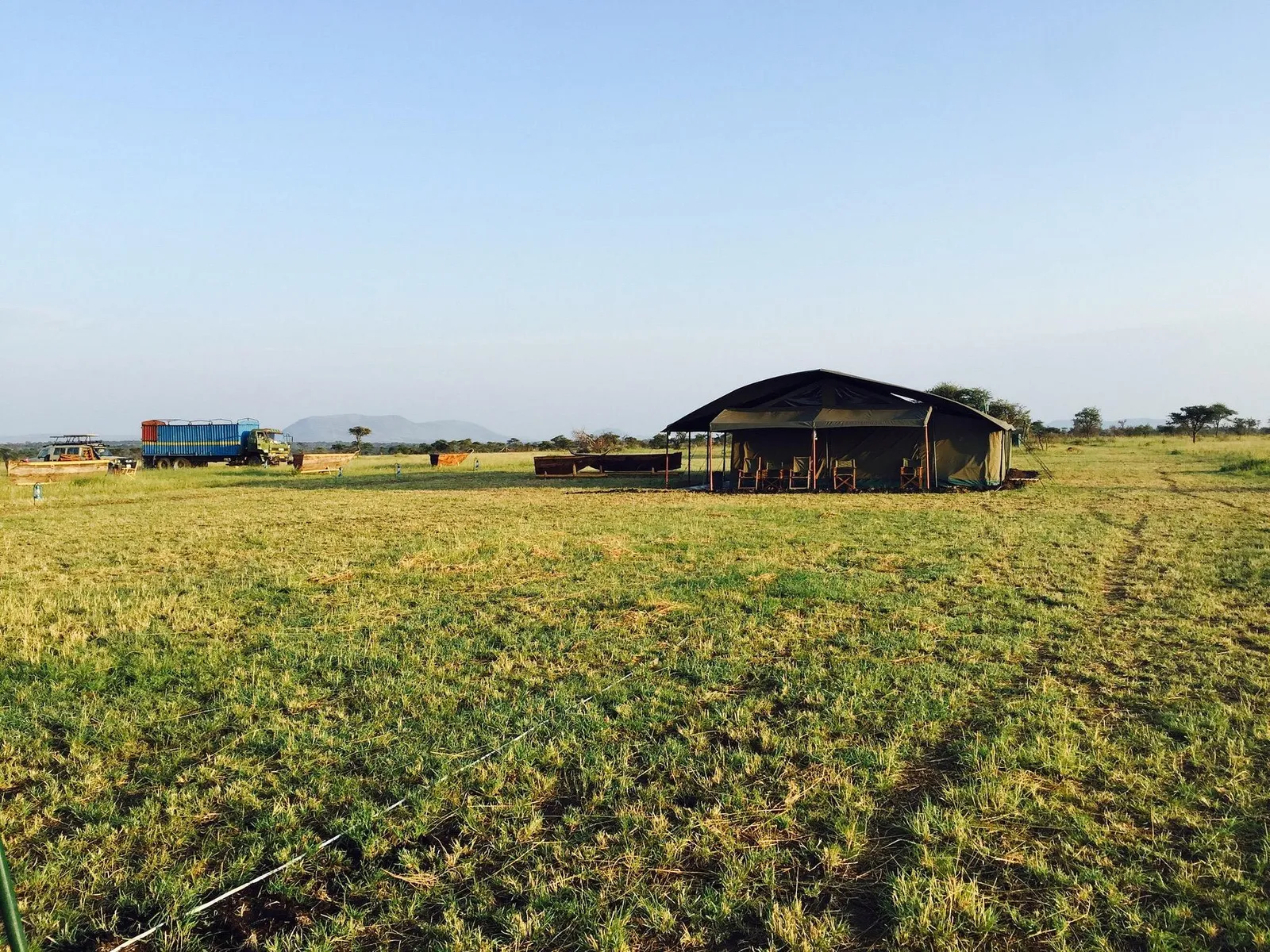 Serengeti Savanah Camp - Northern Serengeti Mara River Crossing, campers
