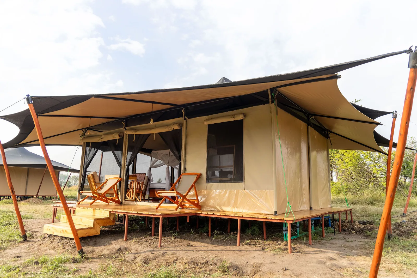 Mbuni Tented Camp, guest tent