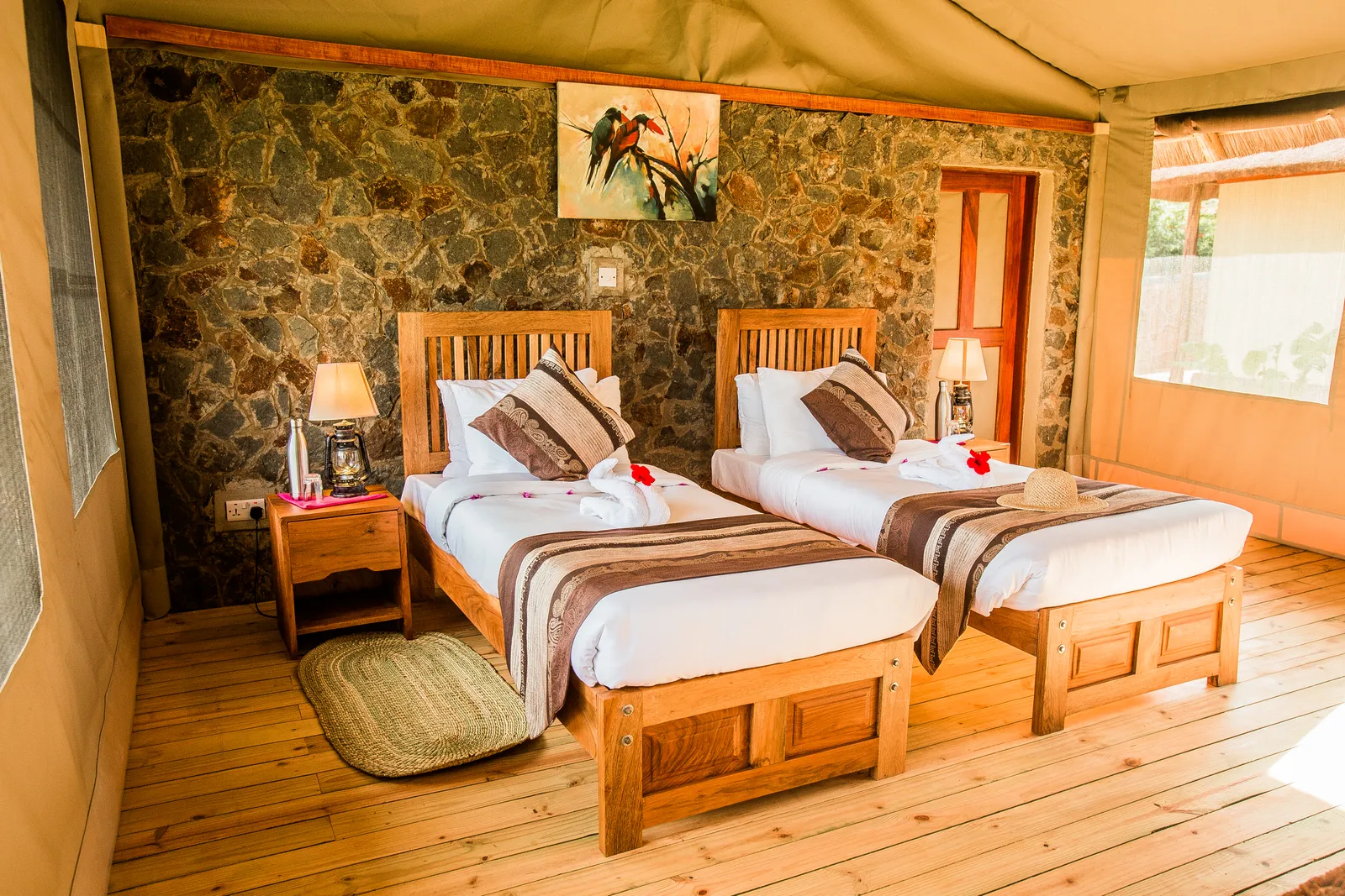 Kankari Lodge, twin room