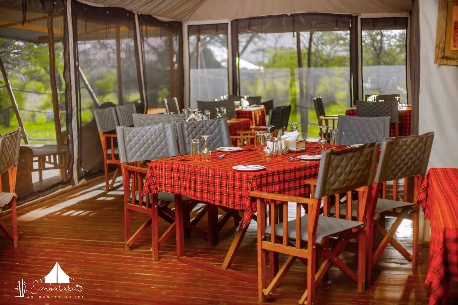 Embalakai Serengeti Camp, dining tent